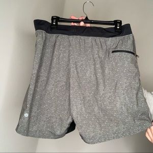 Lululemon 7” Men’s Athletic Running Short - Grey